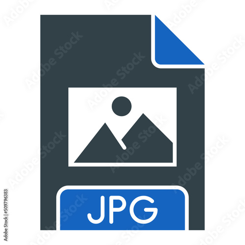 JPG File Format Icon Design