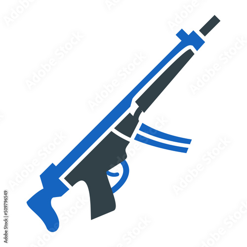 Machine Gun Icon Design