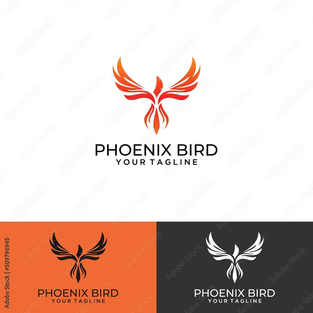 Phoenix Bird Fire Logo Phoenix Bird Fire Logo