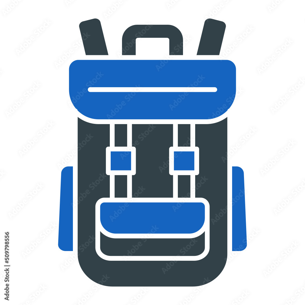 Camping Bag Icon Design Camping Bag Icon Design