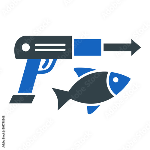Spear Gun Icon Design