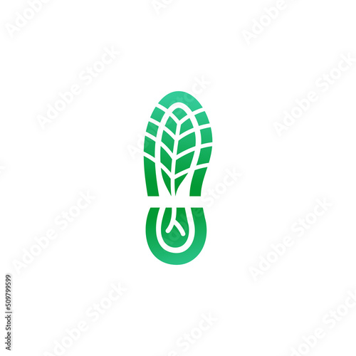 shoes with da concept represent nature