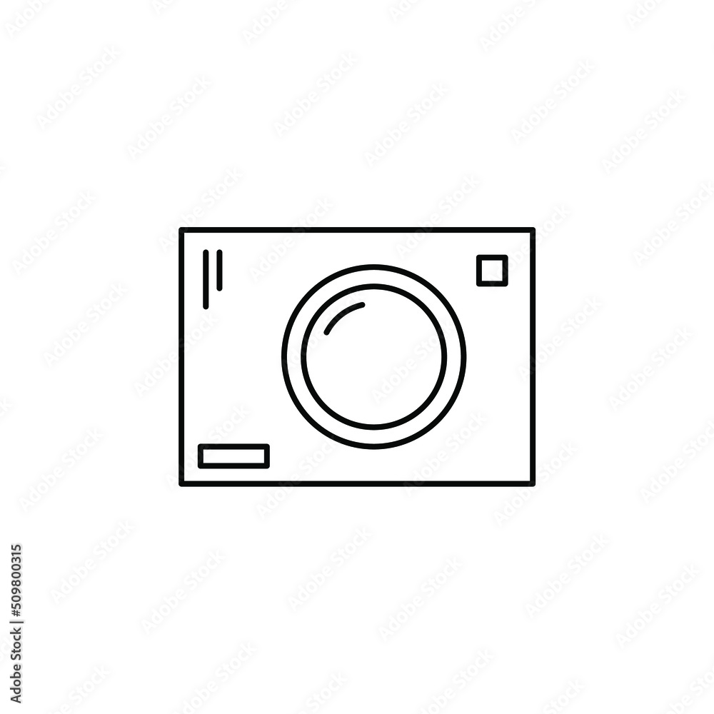 Camera, Photography, Digital, Photo Thin Line Icon Vector Illustration Logo Template. Suitable For Many Purposes. Camera, Photography, Digital, Photo Thin Line Icon Vector Illustration Logo Template. Suitable For Many Purposes.