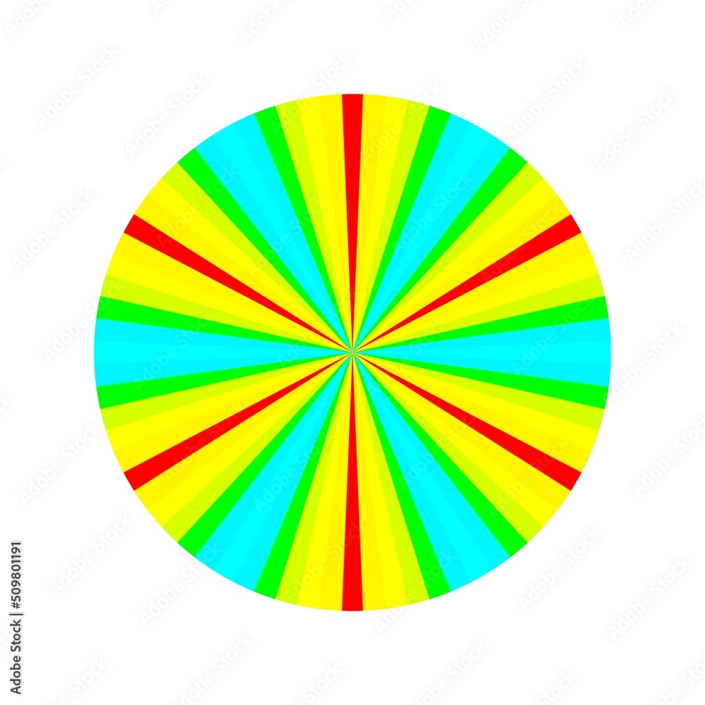 Obraz premium An illustration with rays coming out of the center. Unique radial pattern. Background with stripes, lines, diagonals. For scrapbooking, printing, websites and bloggers
