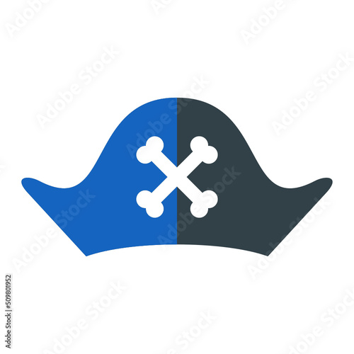 Pirate Hat Icon Design