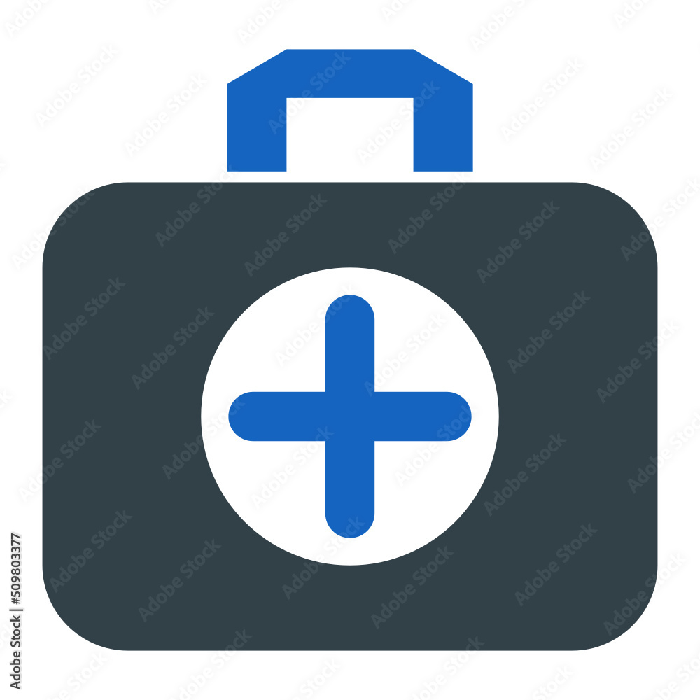 Fototapeta premium First Aid Kit Icon Design