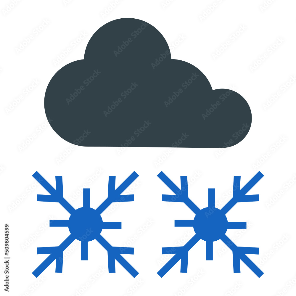 Snowfall Icon Design Snowfall Icon Design
