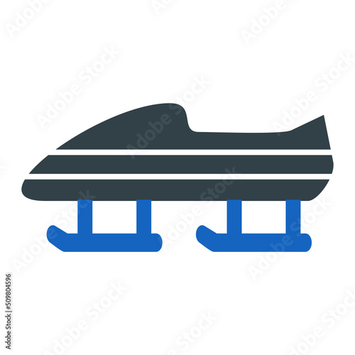 Bobsledding Icon Design