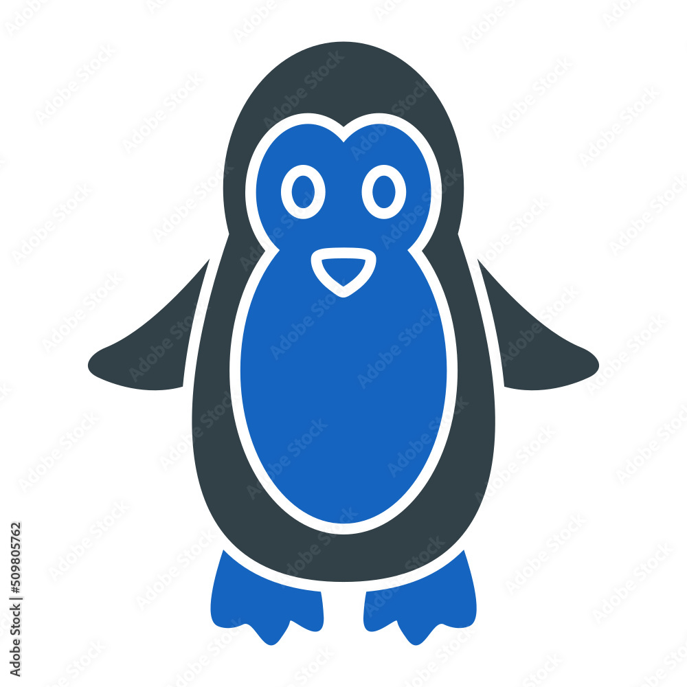 Obraz premium Penguin Icon Design