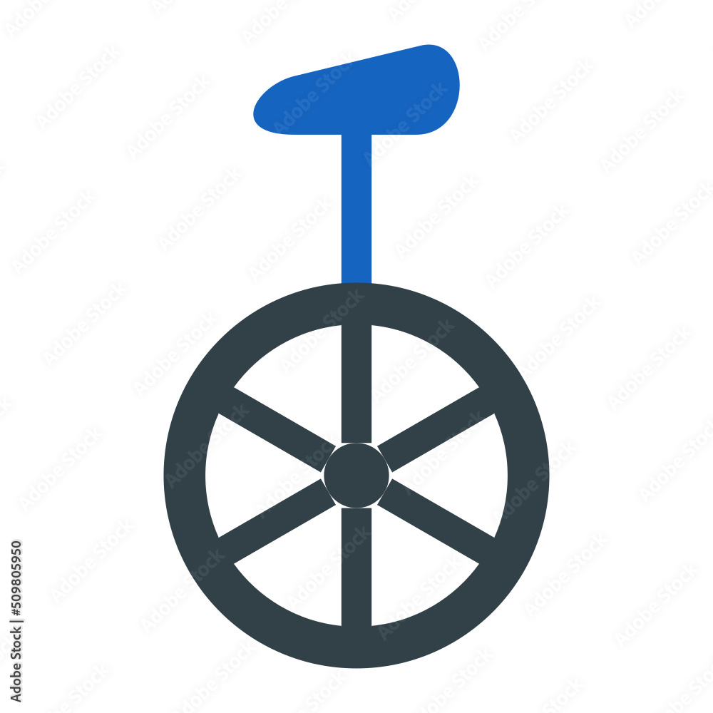 Unicycle Icon Design