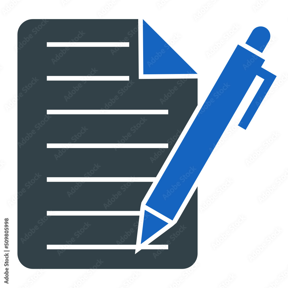 Fototapeta premium Contract Icon Design