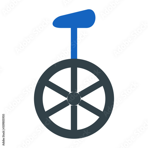 Unicycle Icon Design