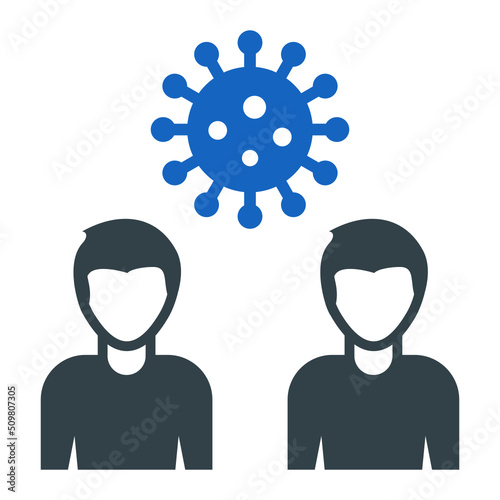 Virus Transmission Icon Design