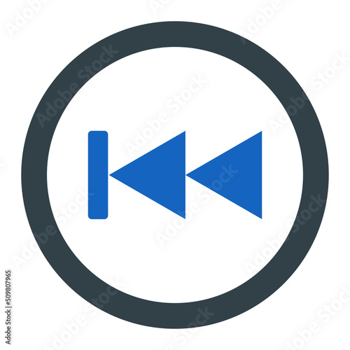 Free Download Backward Icon Design - GFXLoad