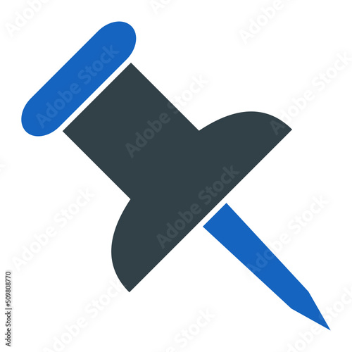 Push Pin Icon Design