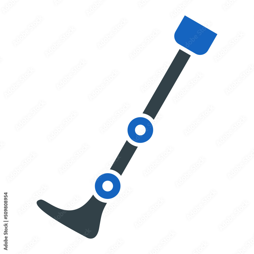 Robot Leg Icon Design Robot Leg Icon Design