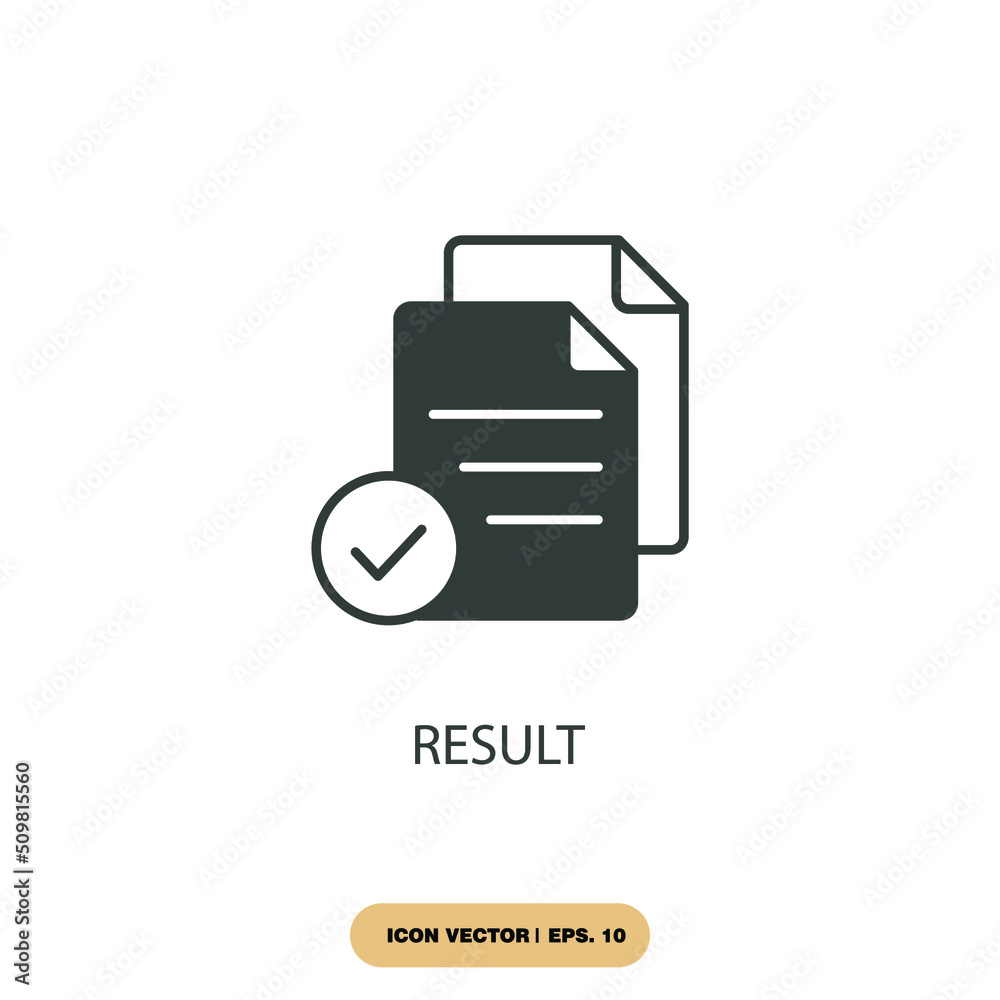 result icons symbol vector elements for infographic web result icons symbol vector elements for infographic web