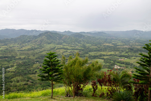 View from the hill Montaña Redonda, Dominican Republic