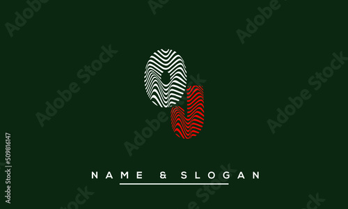 JO,  OJ,  J,  O   Abstract  Letters  Logo  Monogram