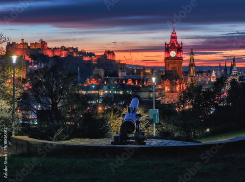Calton Hill  Sunset - Edinburgh