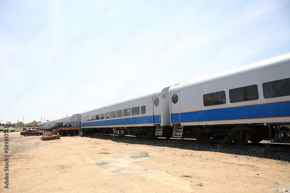 Obraz premium アメリカ合衆国カリフォルニア州のシエラ鉄道Sierra Railroadの旅