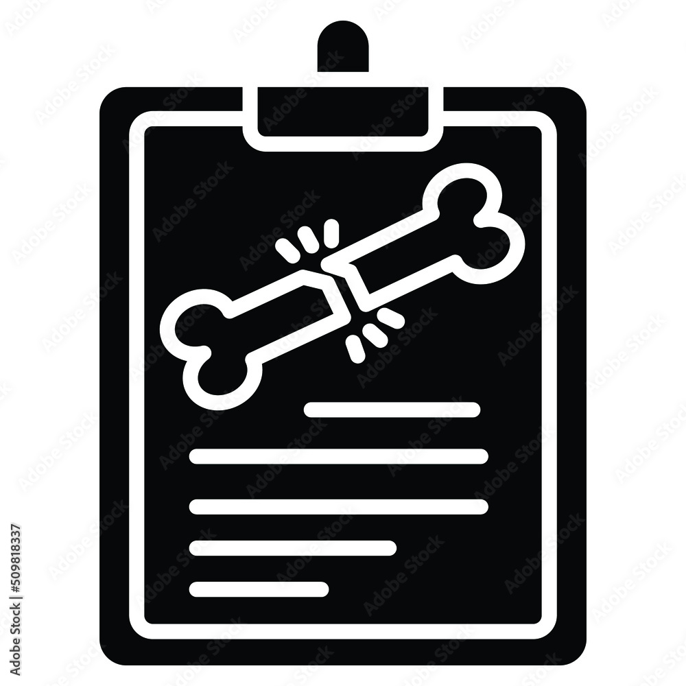 Bone report Vector icon which is suitable for commercial work and easily modify or edit it
Bone report Vector icon which is suitable for commercial work and easily modify or edit it