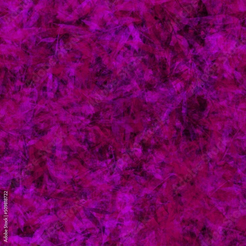 Textured bamboo leaves seamless pattern. Pink and purple pattern.