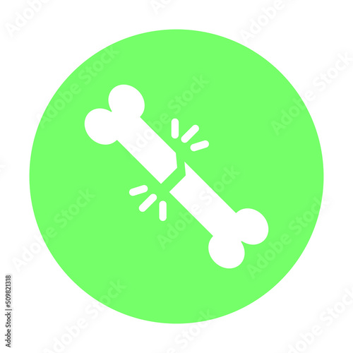 Bone Broken Vector icon which is suitable for commercial work and easily modify or edit it