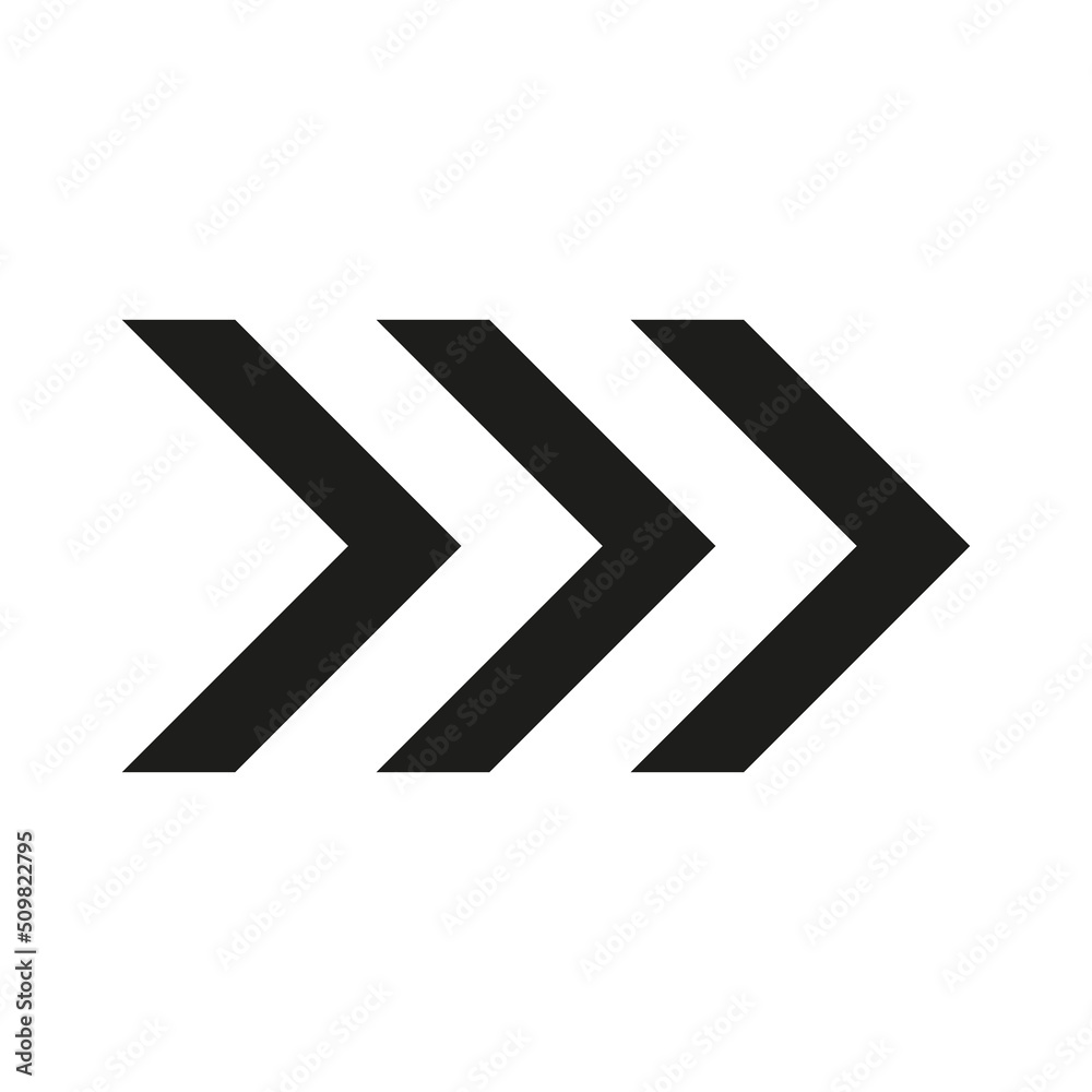 Arrow chevron symbol. Black arrows symbols set. Blend effect. Vector isolated on white. Arrow chevron symbol. Black arrows symbols set. Blend effect. Vector isolated on white.
