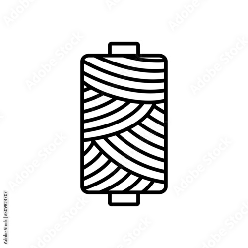 wool yarn logo icon design vector