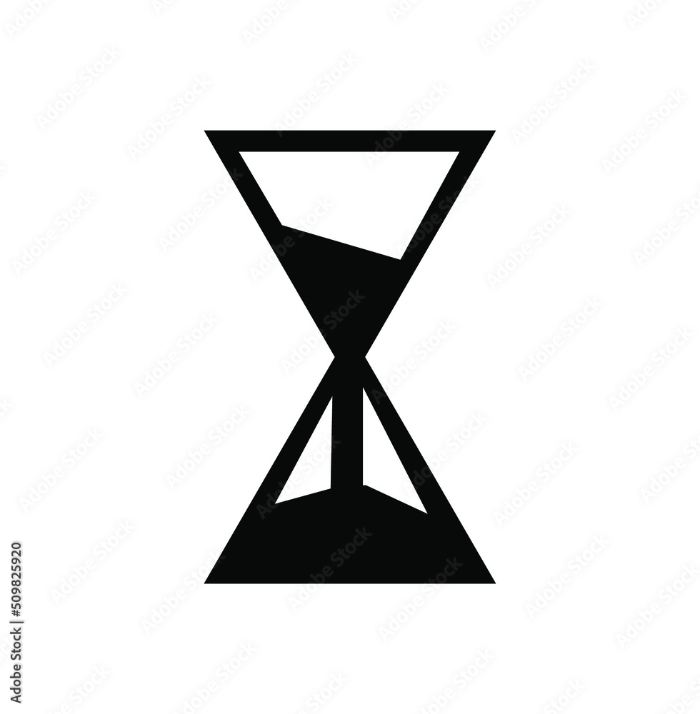 black triangles sand clock icon. Sand clock icon. black triangles sand clock icon. Sand clock icon.