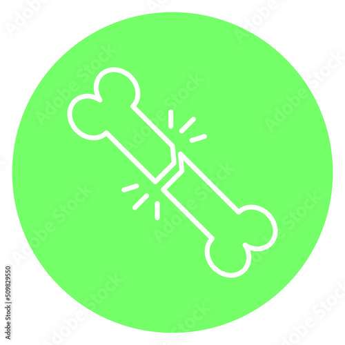 Bone Broken Vector icon which is suitable for commercial work and easily modify or edit it

