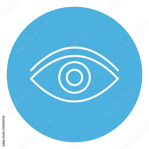 eye checkup Vector icon which is suitable for commercial work and easily modify or edit it
