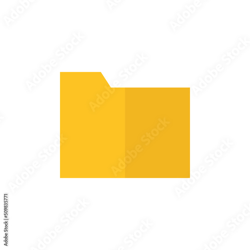 Folder vector flat icon