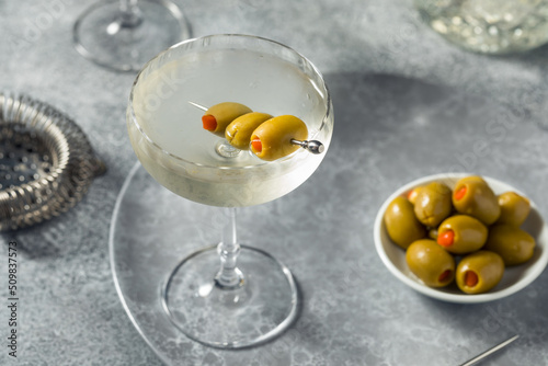 Boozy Refreshing Dry Gin Martini