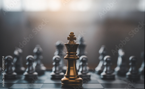 chess board game concept of business ideas and competition and stratagy plan success meaning.