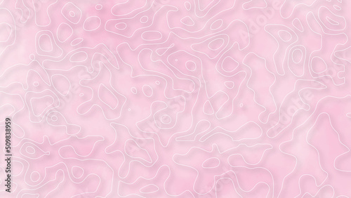 pink topography contour lines background