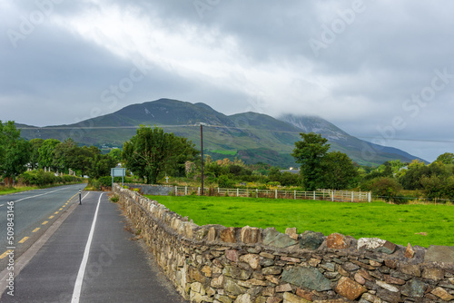 Landstraße in Knockaraha, Rosmalley Irland
