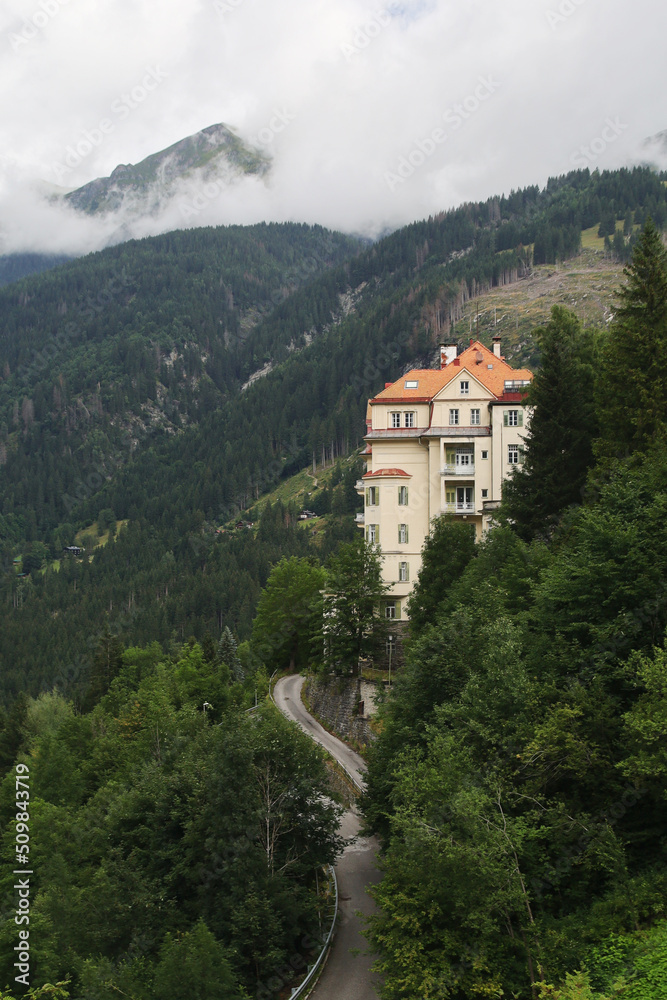 An old hotel in Bad Gastein, Austria