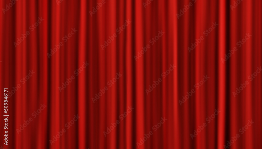 Red scarlet silk and satin fabric high quality luxury curtain decoration Red scarlet silk and satin fabric high quality luxury curtain decoration