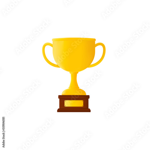 Championship for Victory Award, Trophy of Honor, 3D Victory Medal, Gold Cup, Gold Medal