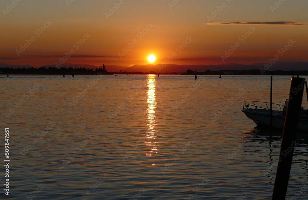 postcard from romantic lagoon of Venice Italy postcard from romantic lagoon of Venice Italy