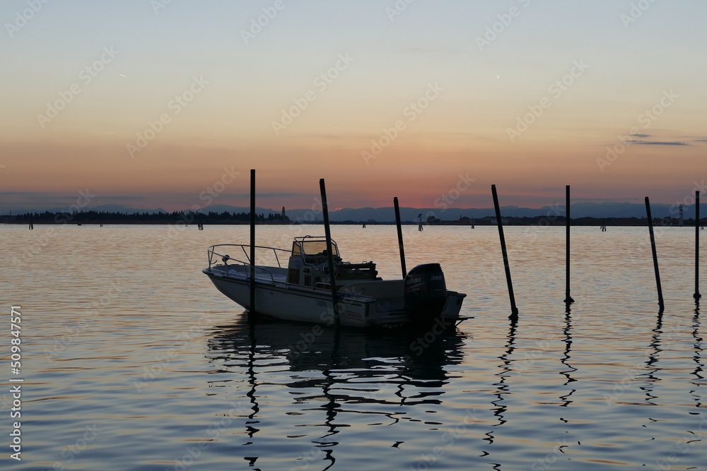 postcard from romantic lagoon of Venice Italy