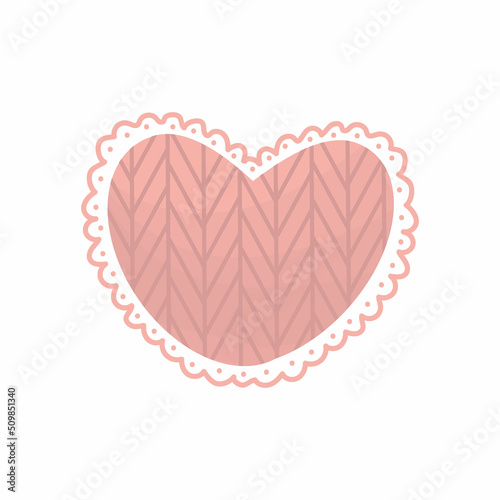 knitted heart