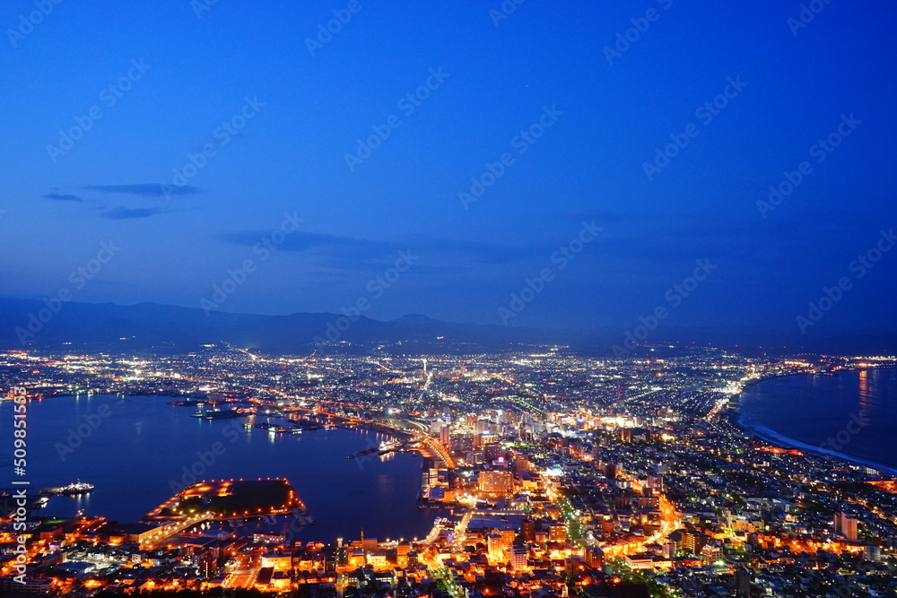 Night View from Mount Hakodate (Hakodateyama) in Hakodate, Hokkaido, Japan - 日本 北海道 函館市 函館山 夜景