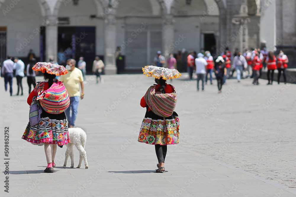In der Altstadt von Arequipa, Peru