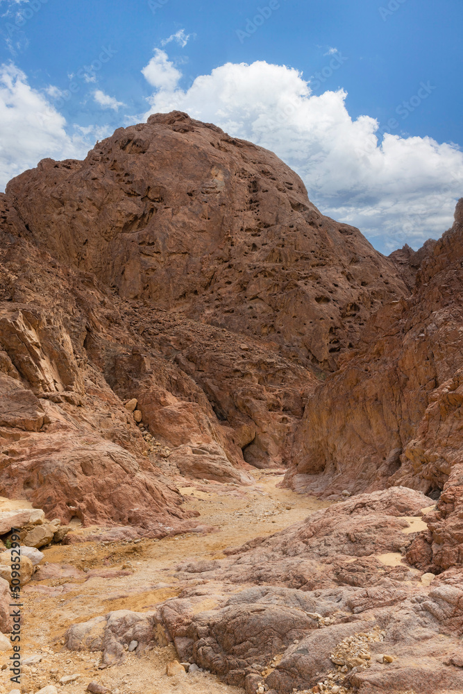  Shkhoret Canyon in Arava Desert Israel