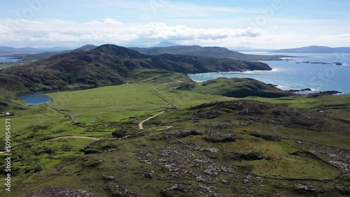 Wallpaper Mural Aerial view of the new path to Murder Hole beach, officially called Boyeeghether Bay in County Donegal, Ireland Torontodigital.ca
