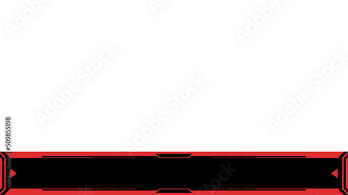 危険な画面のフレーム素材_テロップ