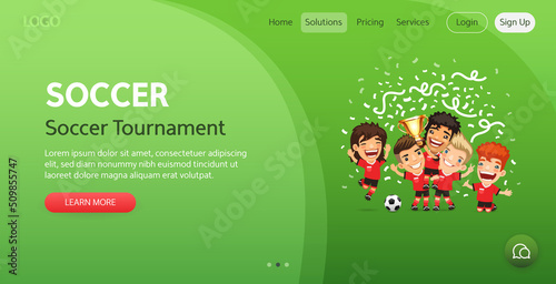 Soccer Website Template